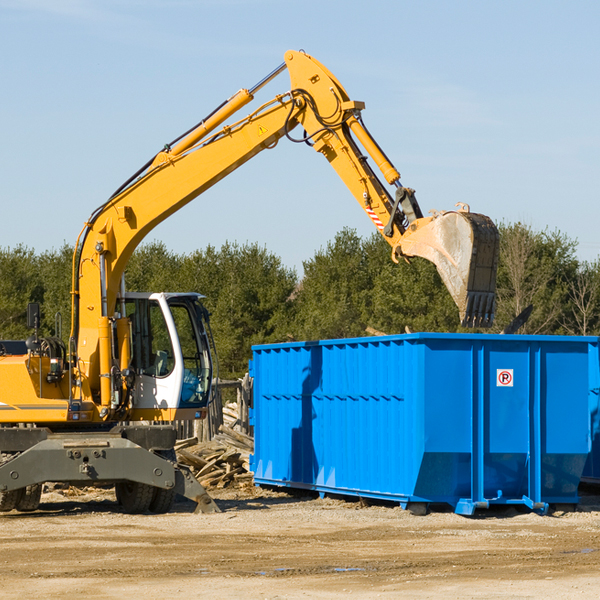 are there any restrictions on where a residential dumpster can be placed in Coburg Oregon